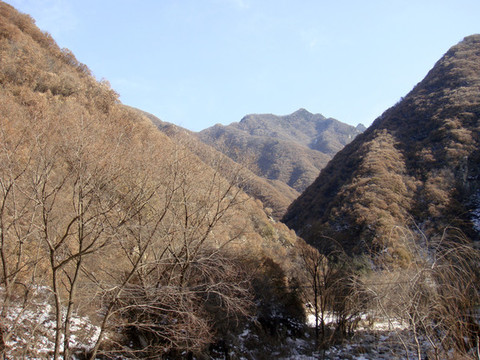 冬季山谷