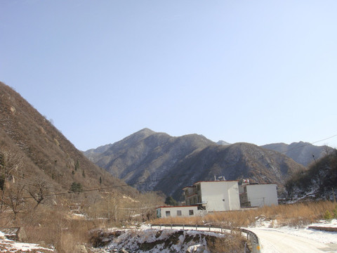 冬日秦嶺