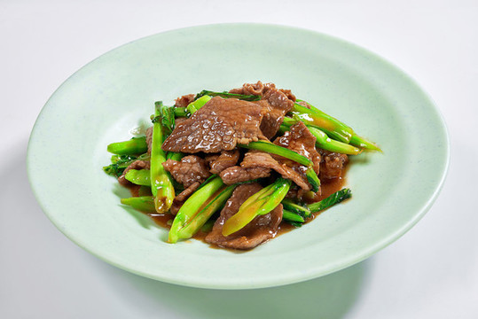 菜心炒牛肉