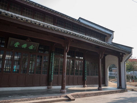 杭州彌陀寺念佛堂正面
