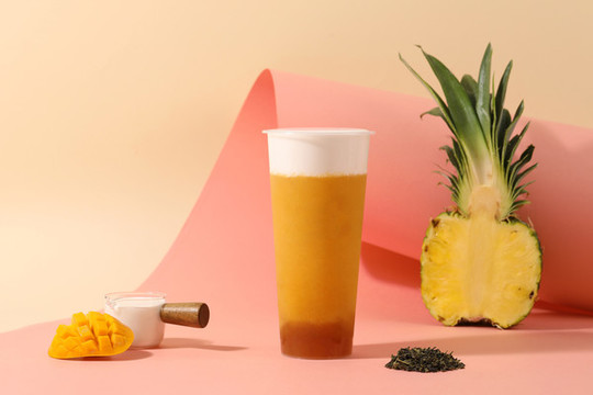 芝士鳳梨奶茶