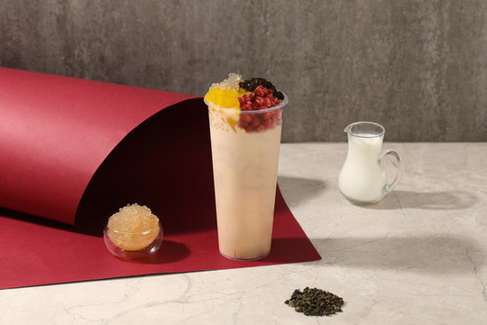 福滿(mǎn)烏龍鮮奶茶