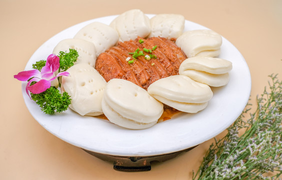 粉蒸肉夾饃