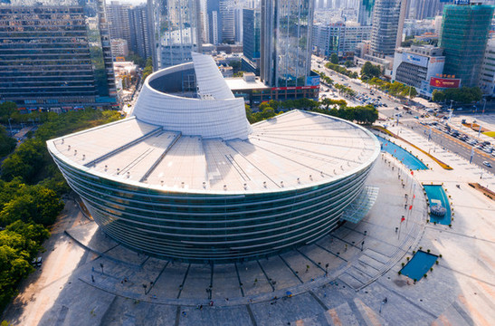 東莞中心廣場(chǎng)航拍風(fēng)光