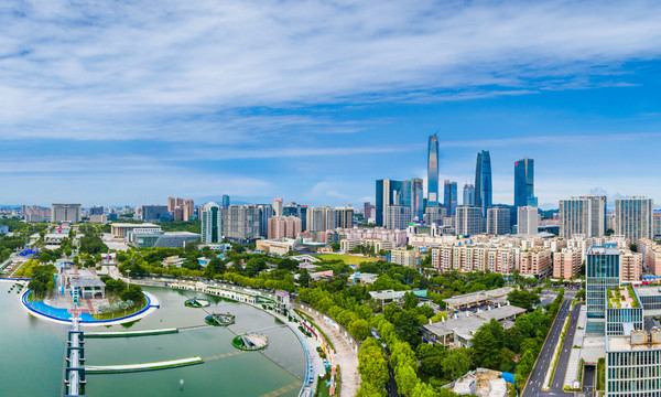 東莞中心廣場(chǎng)航拍風(fēng)光