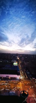 成都人民南路夜景