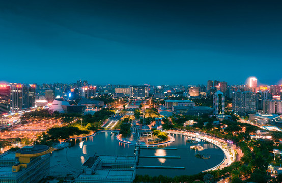 東莞中心廣場夜景