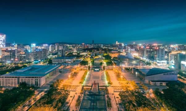 東莞中心廣場夜景