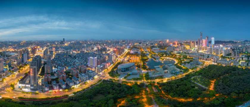 東莞中心廣場夜景