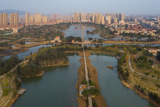 中國最長古石橋泉州安平橋航拍