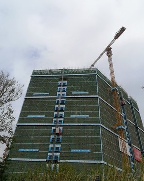樓房建筑塔吊