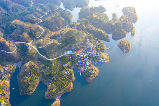 航拍湖南湘西酉水河