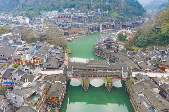 湖南鳳凰古城風(fēng)光