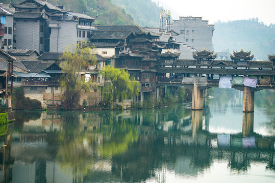 湖南湘西龍山縣洗車河古鎮(zhèn)