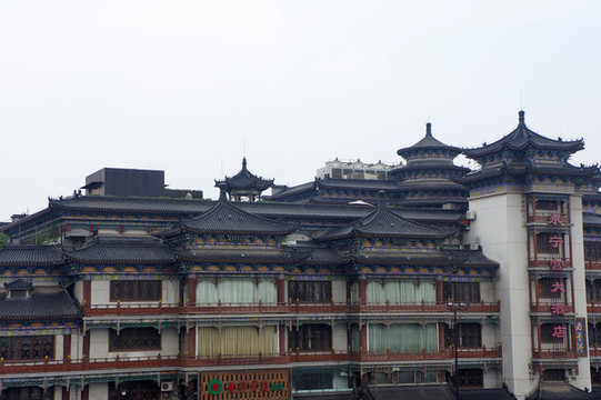 陜西西安中式建筑中西合璧酒店
