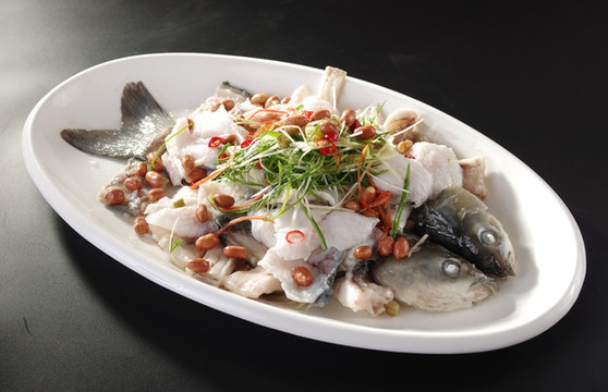 蔥油淋鯇魚