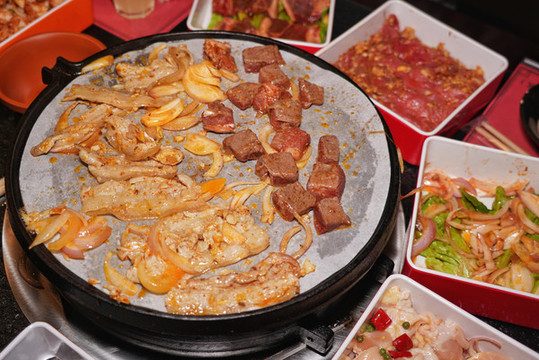 烤肉燒烤燒肉夜宵