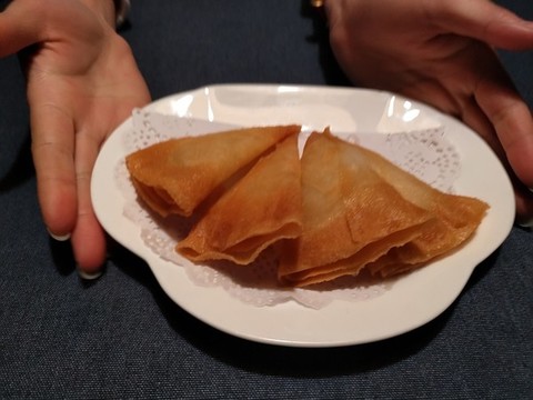 三角薄餅