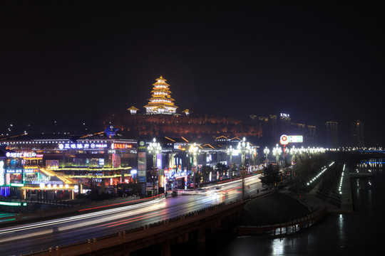 寶雞夜景