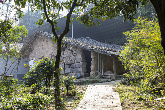 農(nóng)家土墻院落