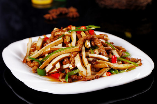 香干肉絲