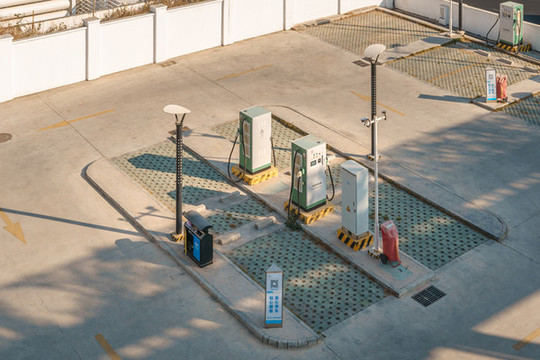城市停車場電動車充電樁