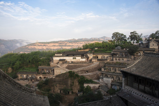 中國山西臨縣磧口古鎮(zhèn)李家山民居
