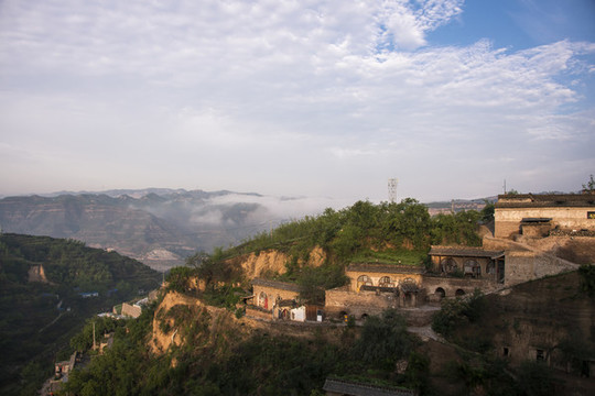 中國山西臨縣磧口古鎮(zhèn)李家山民居