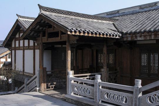 中式入口門頭