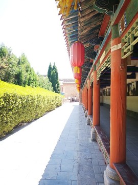李家大院晉商民居明清古建筑長(zhǎng)廊
