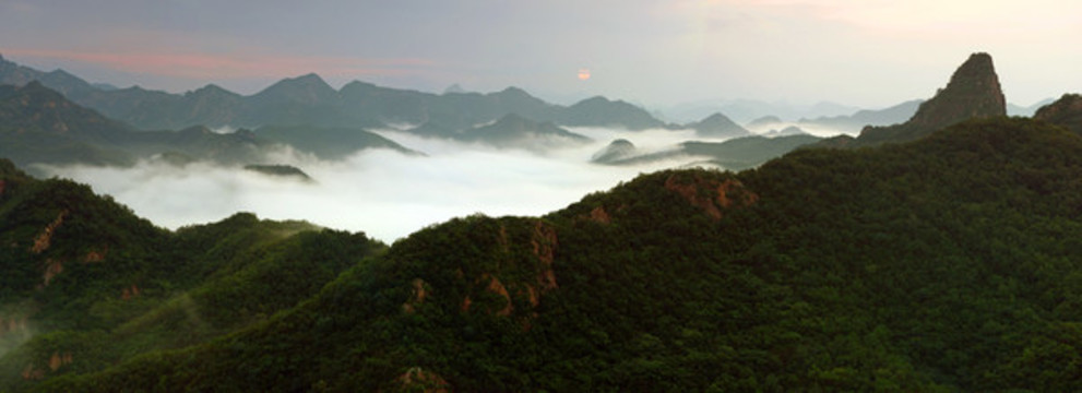 錐子山日出
