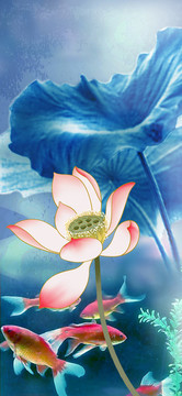 荷花鯉魚(yú)圖
