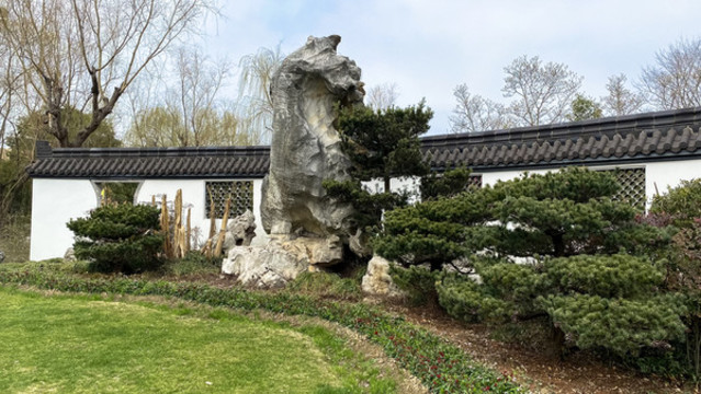中式園林照壁