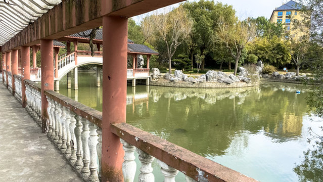 中式園林水景