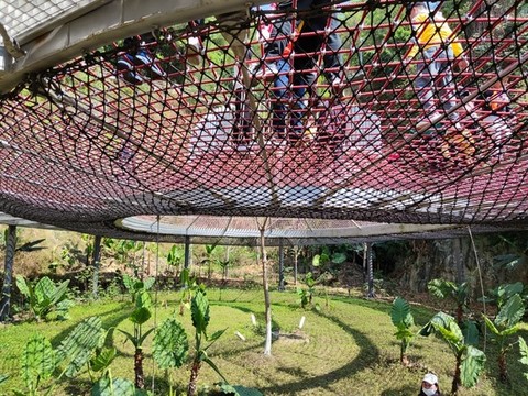 鏤空蹦床
