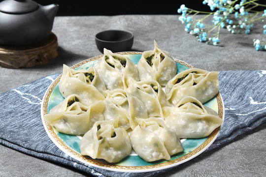 開口蒸餃