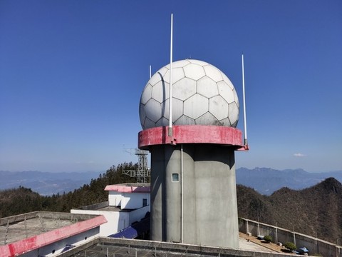 雷達(dá)站信號塔特寫