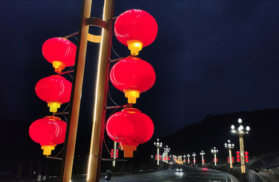 紅燈籠路燈