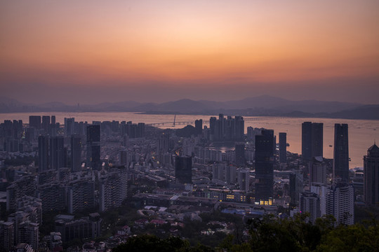 深圳灣日出