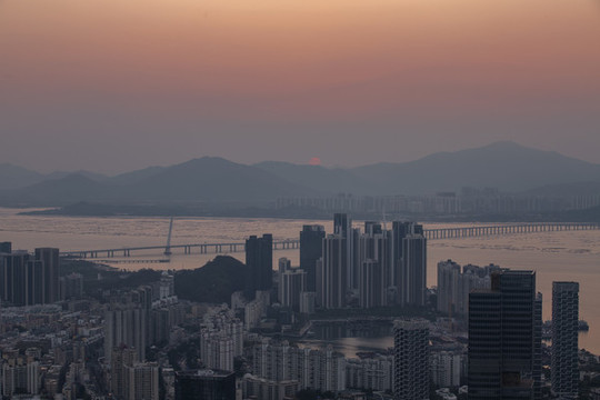 深圳灣日出
