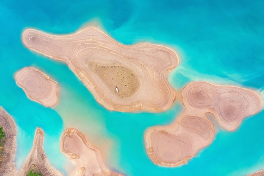 航拍湖南湘西酉水河