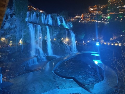 芙蓉鎮(zhèn)夜景