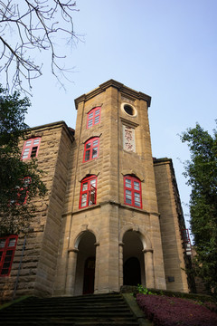 重慶大學工學院建筑風光