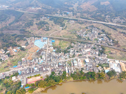 容縣十里圩全景