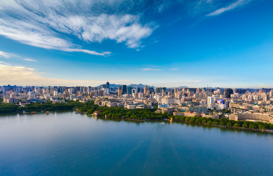 杭州西湖城市風(fēng)光