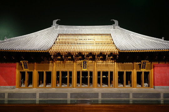 義縣奉國寺大雄寶殿微縮模型