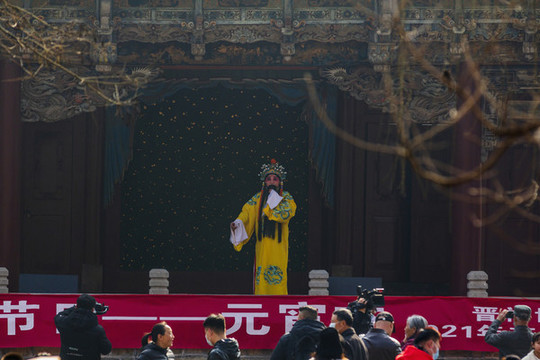 晉祠博物館景區(qū)風光