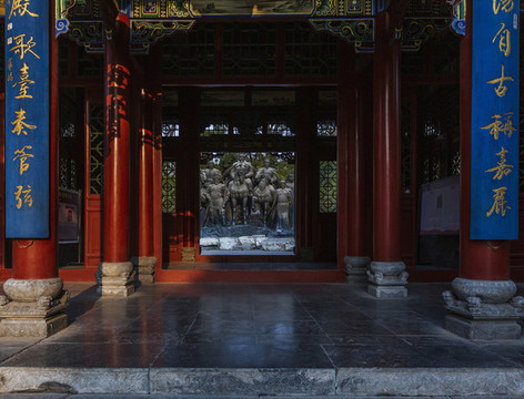 晉祠博物館景區(qū)風(fēng)光