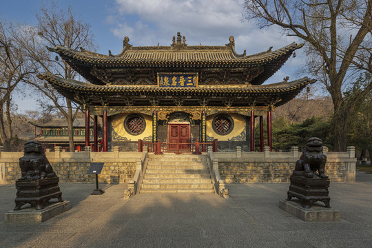 晉祠博物館景區(qū)風光