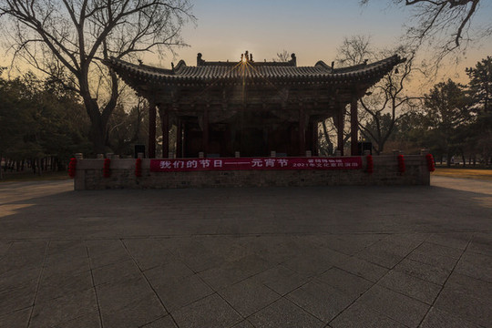 晉祠博物館景區(qū)風(fēng)光